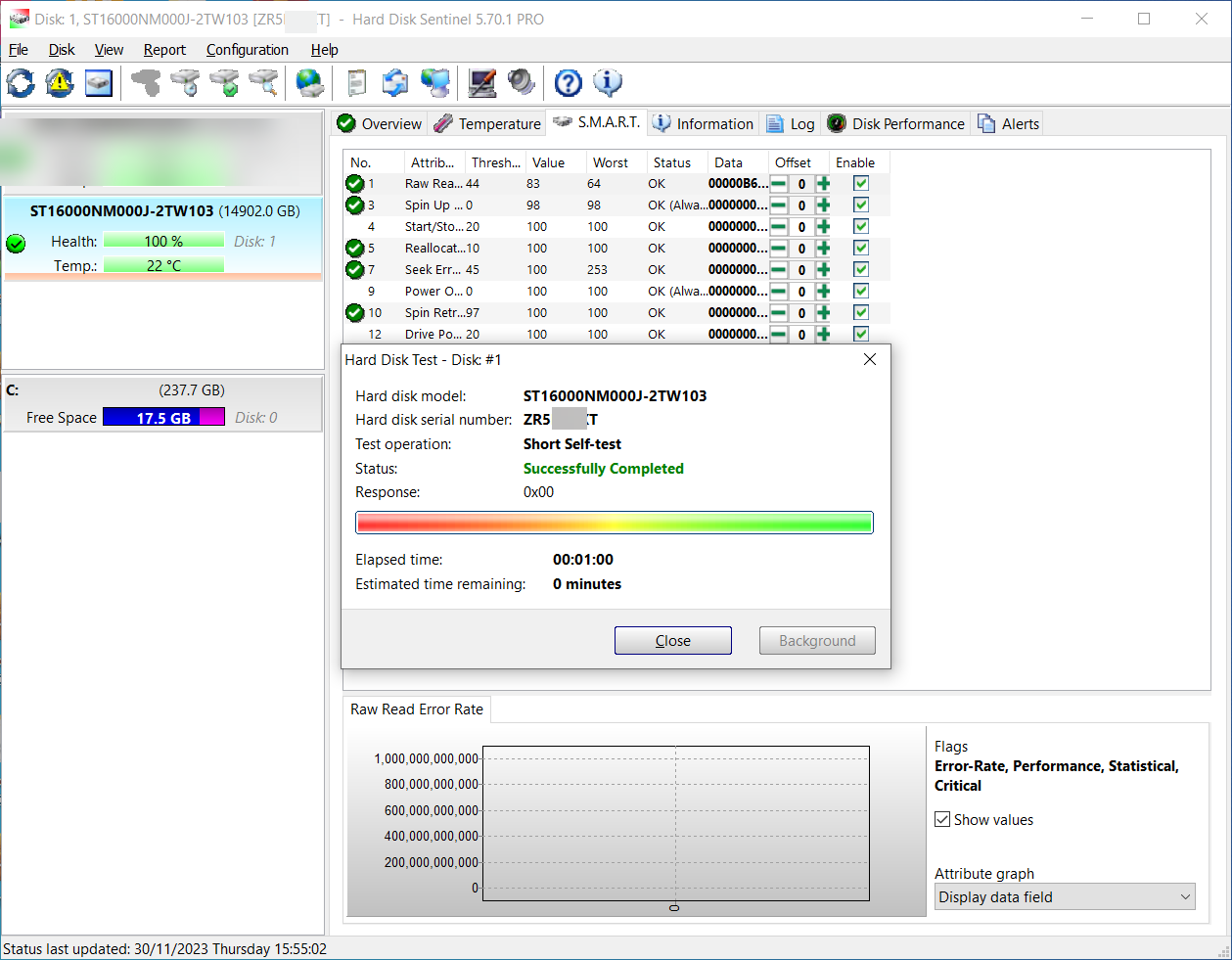 Recertified Seagate EXOS X18 16TB ST16000NM000J ENTERPRISE 3.5" SATA III CMR HARD DRIVE