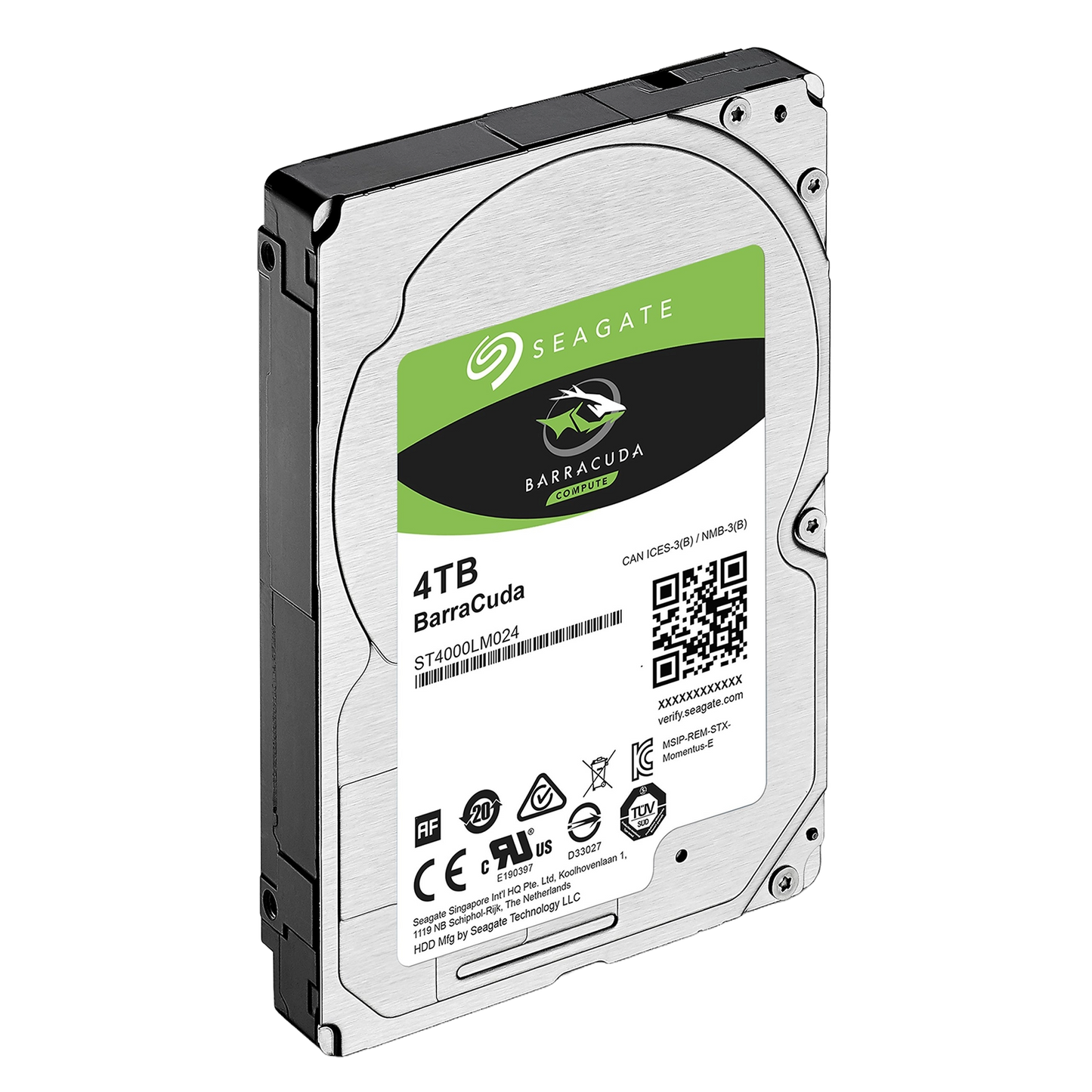 Seagate Barracuda 4TB ST4000LM024 SATA 2.5" 15mm height HDD OEM - Suitable