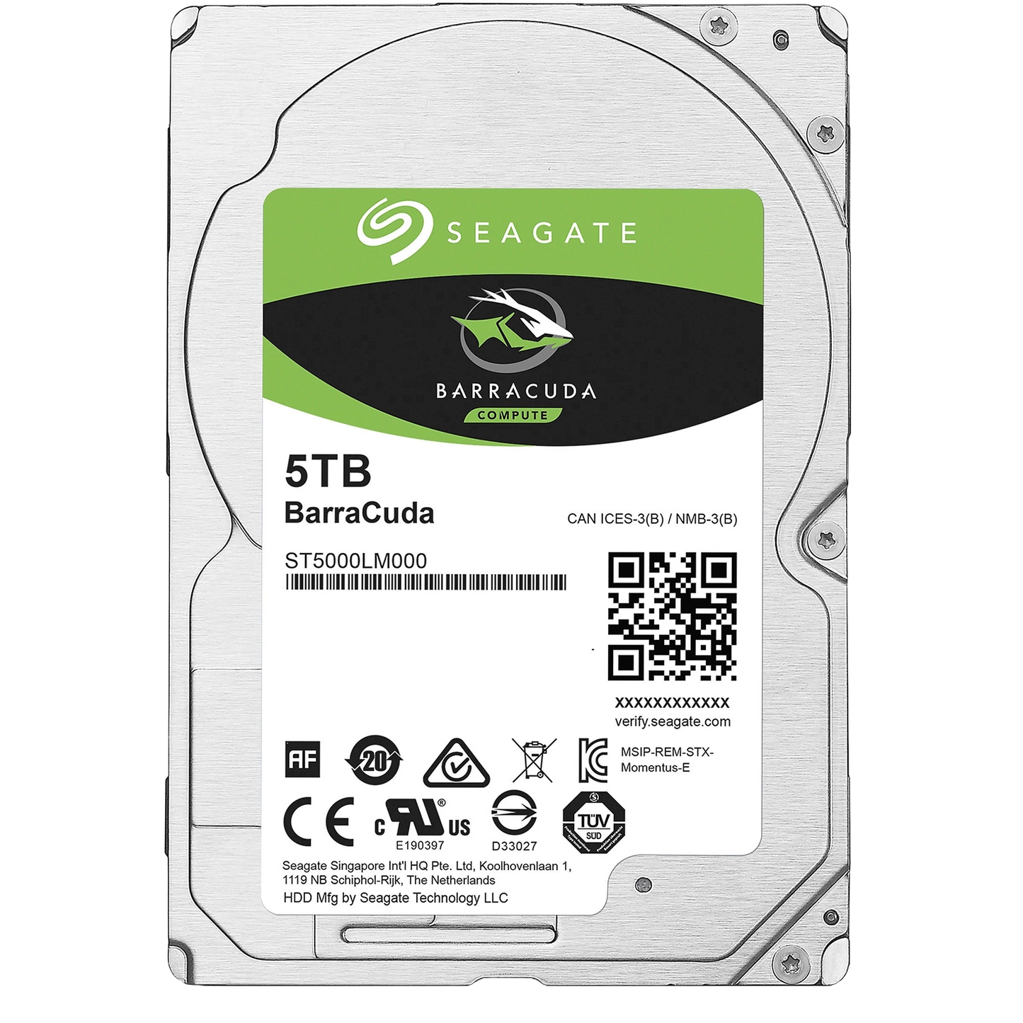 Seagate Barracuda 5TB ST5000LM000 SATA 2.5" 15mm height HDD OEM