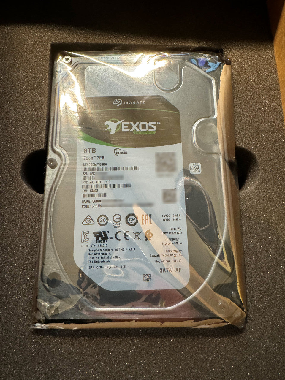2 Pack Seagate EXOS 7E8 8TB ST8000NM000A SATA CMR 3.5" Enterprise HDD OEM