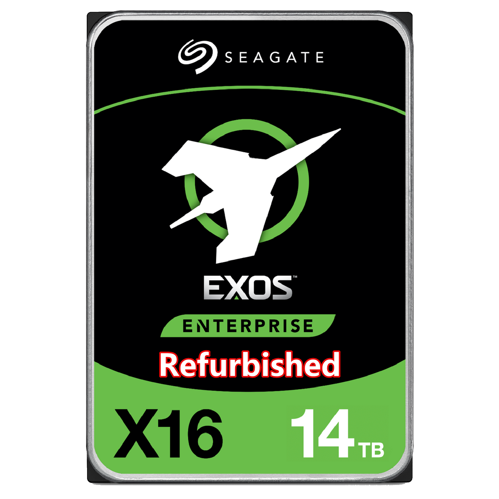 Refurbished Seagate Exos X16 14TB SATA HDD ST14000NM001G