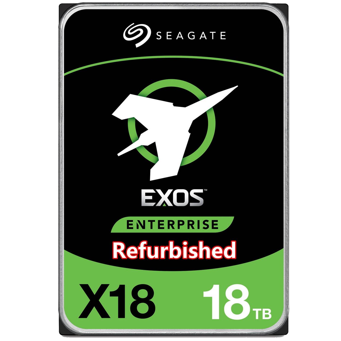 Refurbished Seagate Exos X18 Enterprise 3.5" SATA III CMR Hard Drive | 14TB–18TB