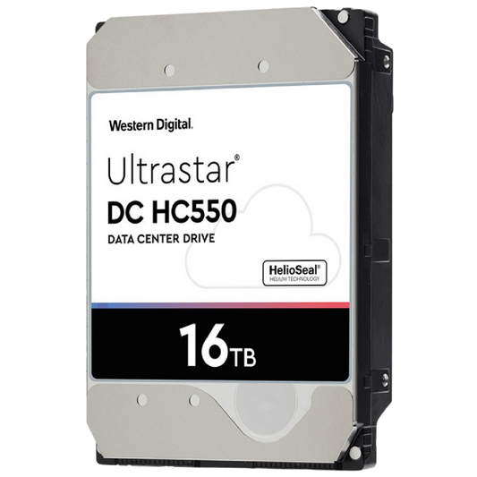 WD Ultrastar DC HC550 16TB Enterprise  3.5" SATA HDD CMR WUH721816ALE6L4 OEM
