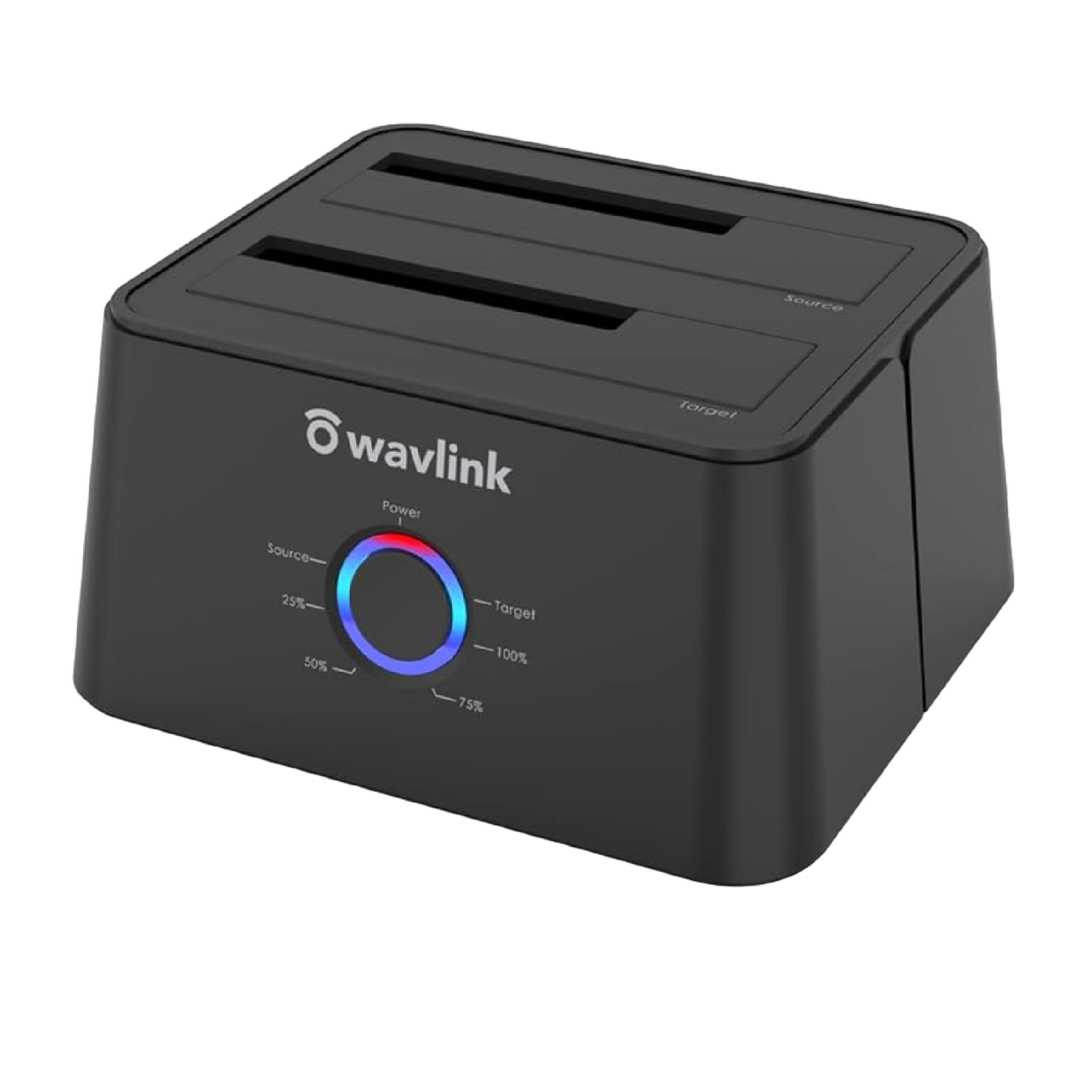 WAVLINK Dual Bay Hard Drive Dock, USB 3.0 to SATA HDD Docking Station for 2.5/3.5 Inch HDD SSD, Support Offline Clone/Backup/UASP
