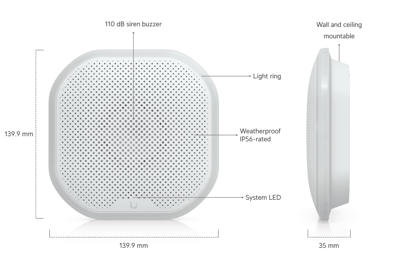 Ubiquiti UniFi Siren PoE UP-Siren-PoE