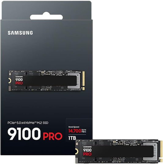 [As New] Samsung 9100Pro 1TB PCIe 5.0 x4, NVMe 2.0, Internal M.2 SSD MZ-VAP1T0BW