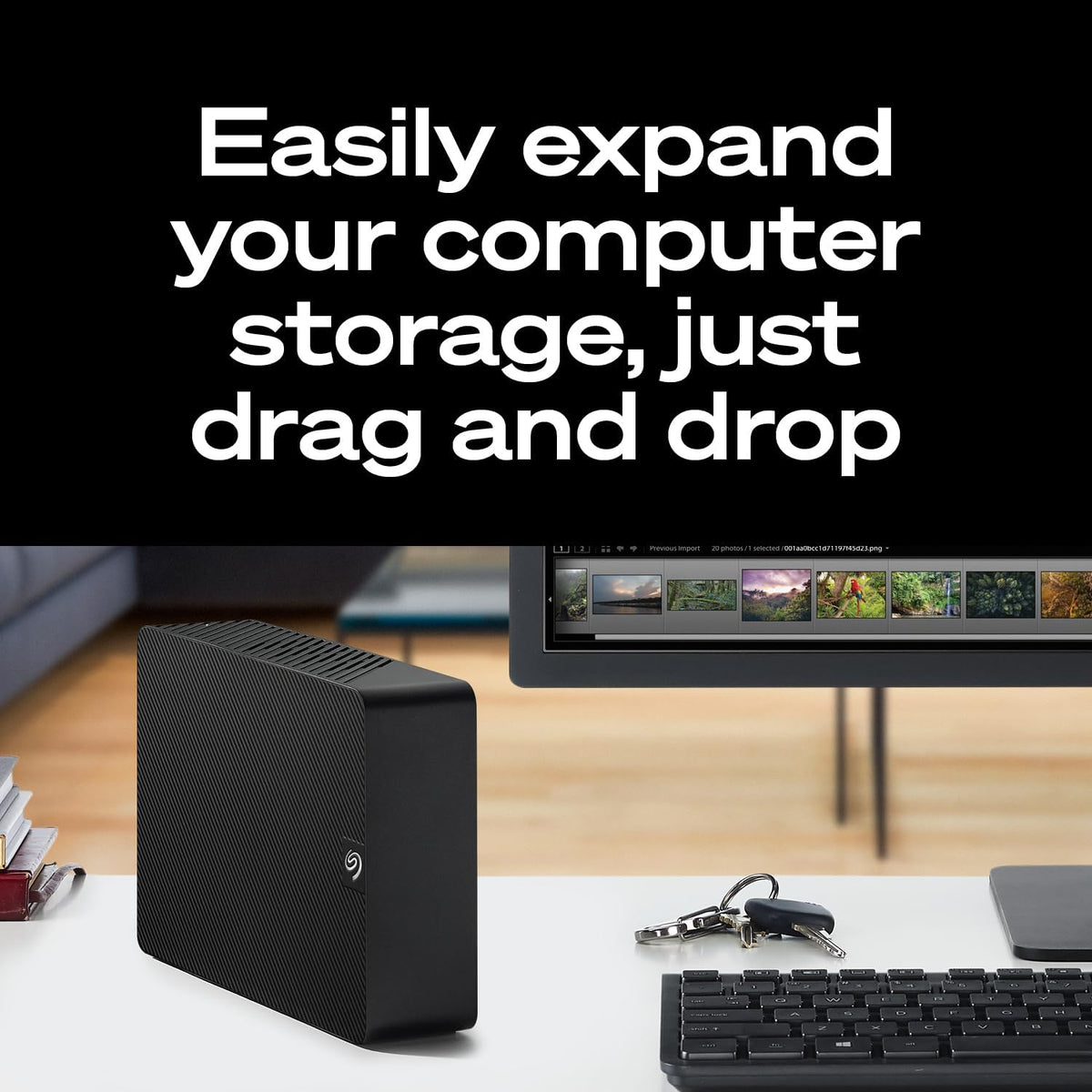 Seagate Expansion Desktop 24TB External Hard Drive STKP24000400 International Version