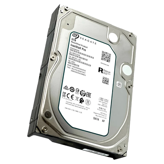Recertified Seagate Ironwolf Pro 6TB ST6000NT001 NAS 3.5" SATA III CMR HARD DRIVE