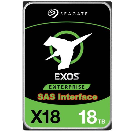[SAS Interface] As New Seagate EXOS X18 18TB ST18000NM004J SAS CMR 3.5" Enterprise HDD OEM