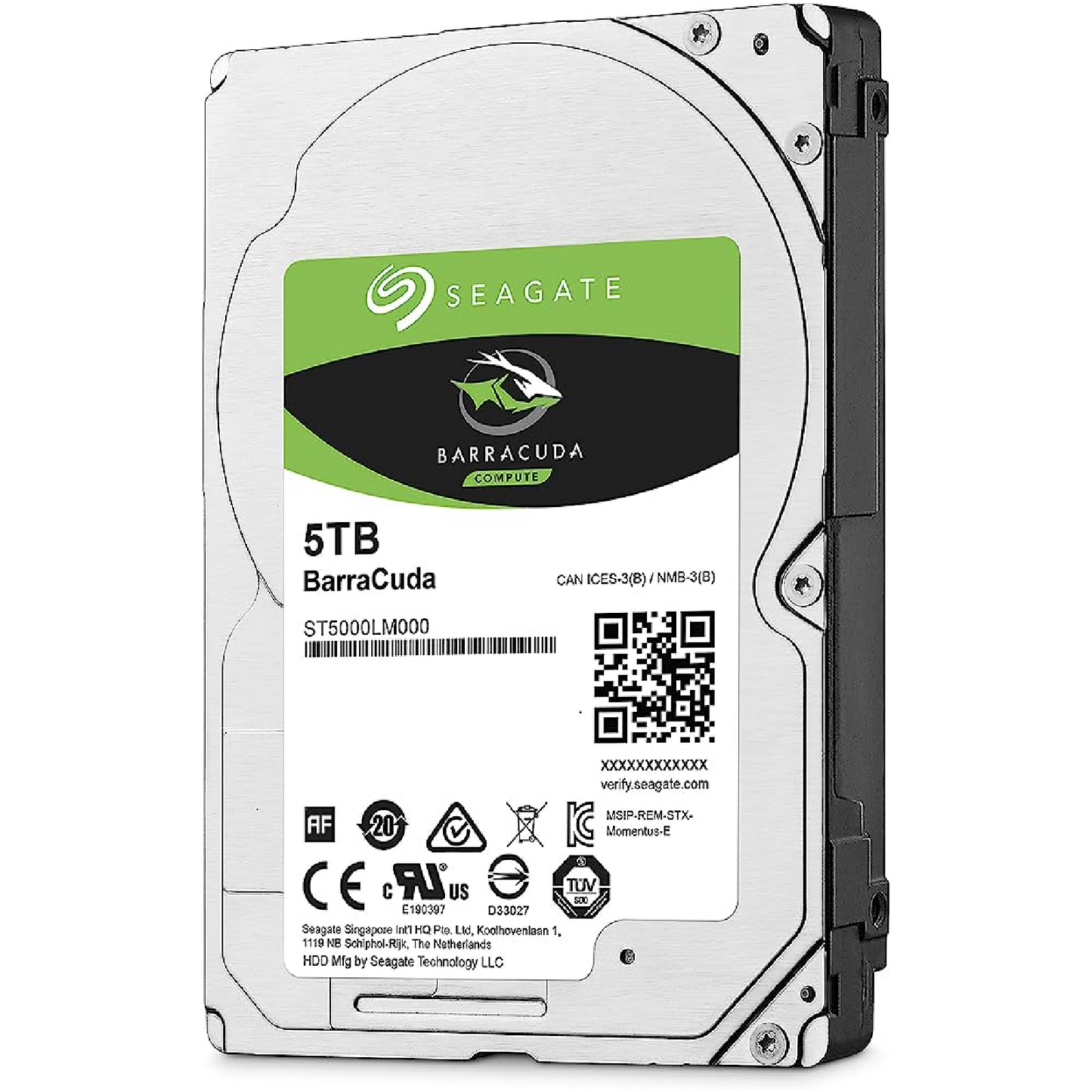 [As New] Seagate Barracuda 5TB ST5000LM000 SATA 2.5" 15mm height HDD OEM