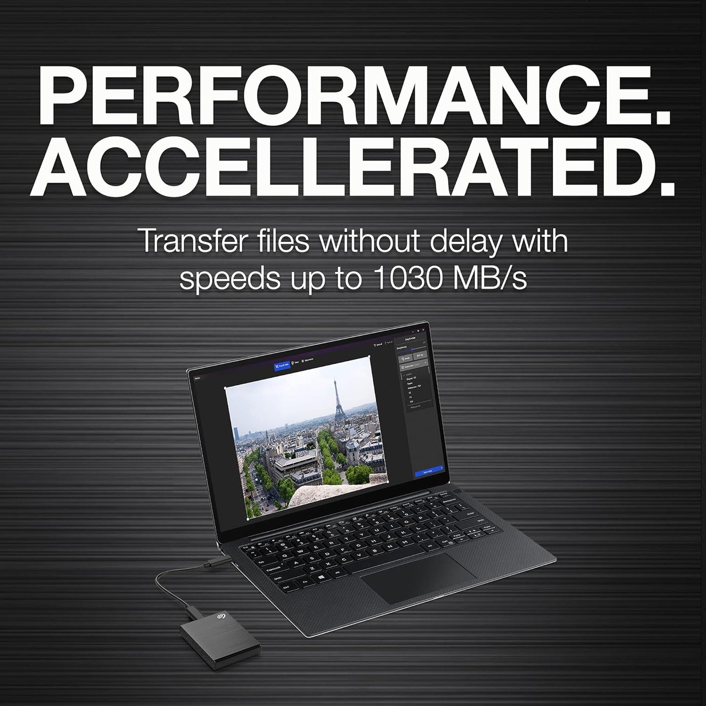 Recertified Seagate One Touch 2TB USB-C External Portable SSD STKG2000400