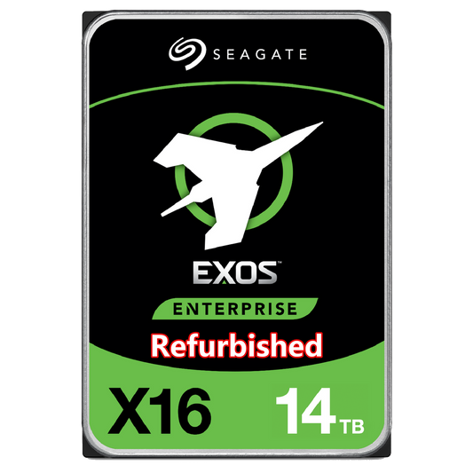 Refurbished Seagate EXOS X16 14TB ST14000NM001G SATA CMR 3.5" Enterprise HDD OEM