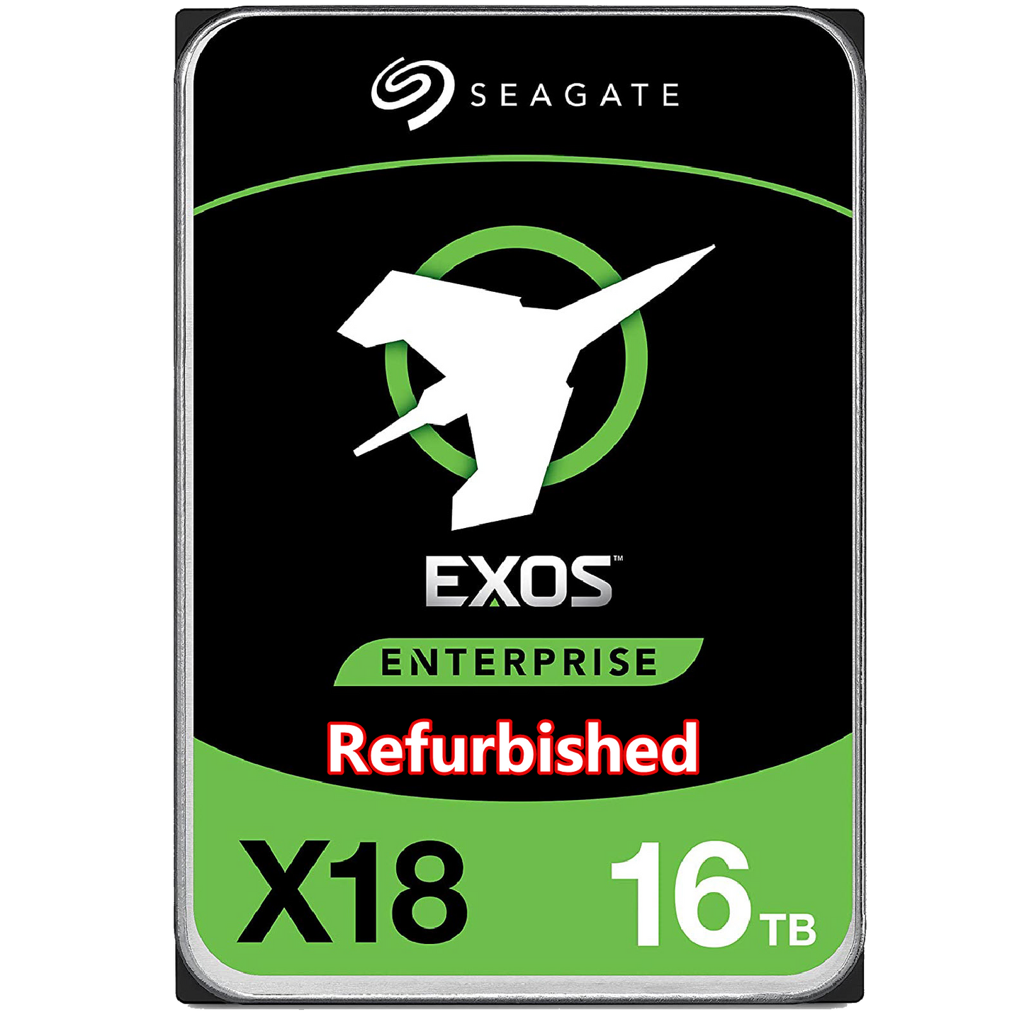 Refurbished Seagate EXOS X18 16TB ST16000NM000J SATA CMR 3.5" Enterprise HDD OEM