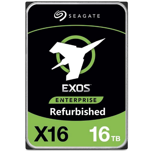 Refurbished Seagate EXOS X16 16TB ST16000NM001G SATA CMR 3.5" Enterprise HDD OEM