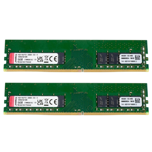 Refurbished Kingston KSM32ES8/16ME 16GB 1Rx8 DDR4-3200AA PC4-25600E ECC Unbuffered UDIMM Server RAM