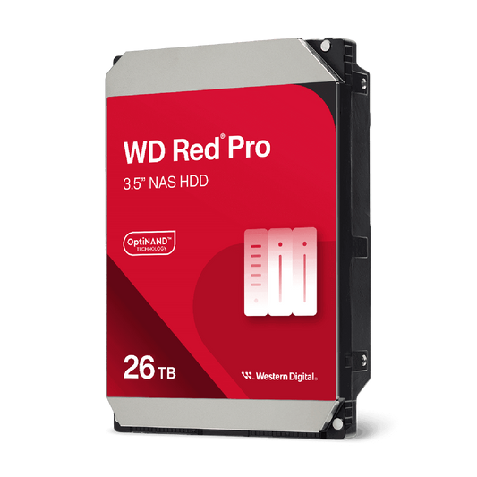 Western Digital Red Pro NAS 26TB 3.5" CMR 512MB Cache WD260KFGX