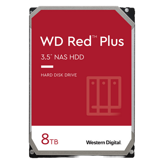 Western Digital Red Plus NAS 8TB 3.5" CMR 256MB Cache WD80EFPX