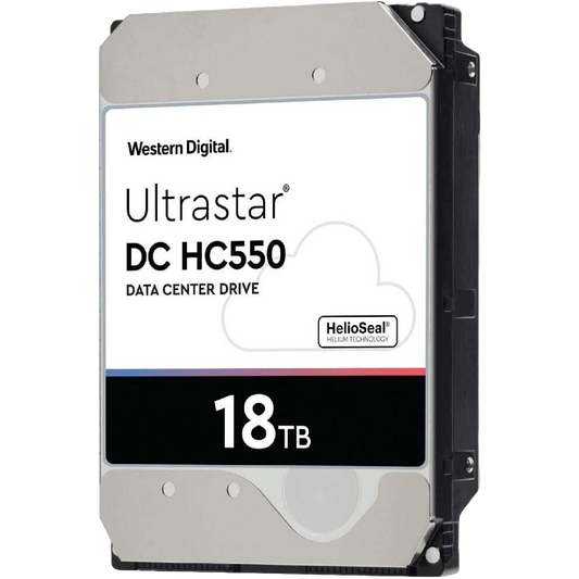WD Ultrastar DC HC550 18TB Enterprise 3.5" SATA HDD CMR WUH721818ALE6L4 OEM