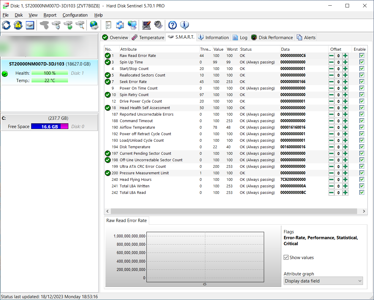 Recertified Seagate EXOS X20 20TB ST20000NM007D ENTERPRISE 3.5" SATA III CMR HARD DRIVE