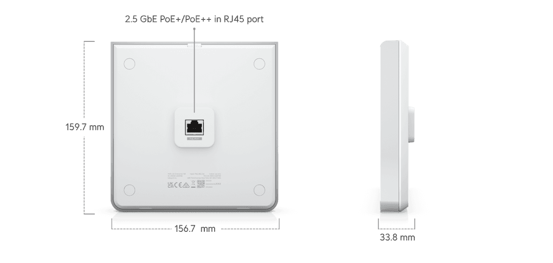 Ubiquiti UniFi U6 Enterprise In-Wall U6-Enterprise-IW