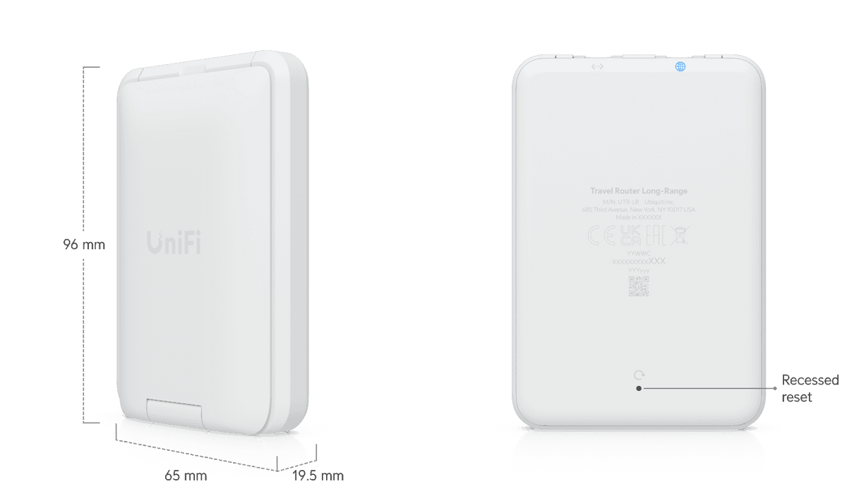 Ubiquiti UniFi Travel Router Long-Range UTR-LR