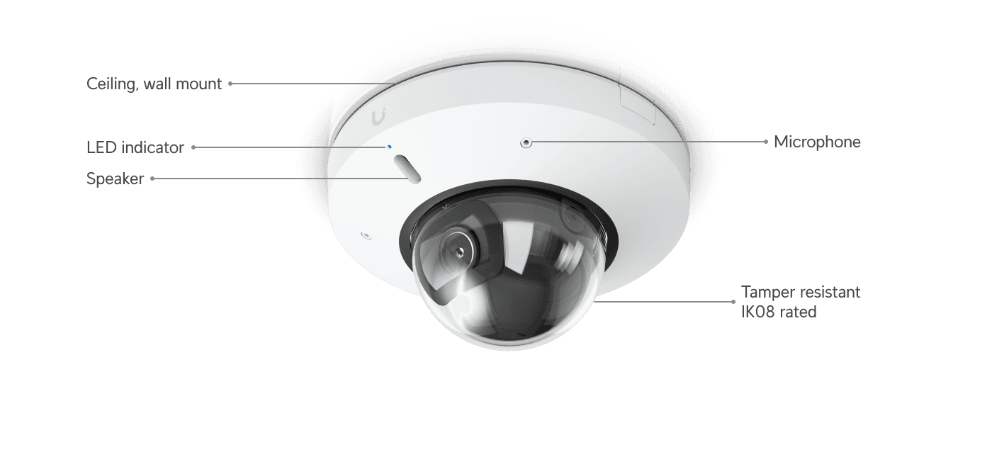 Ubiquiti UniFi G6 Mini Dome UVC-G6-Mini-Dome-W