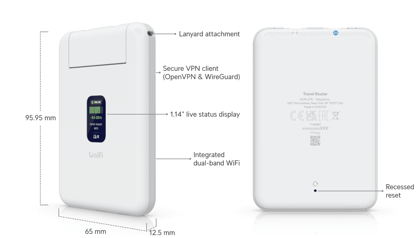 Ubiquiti UniFi Travel Router UTR